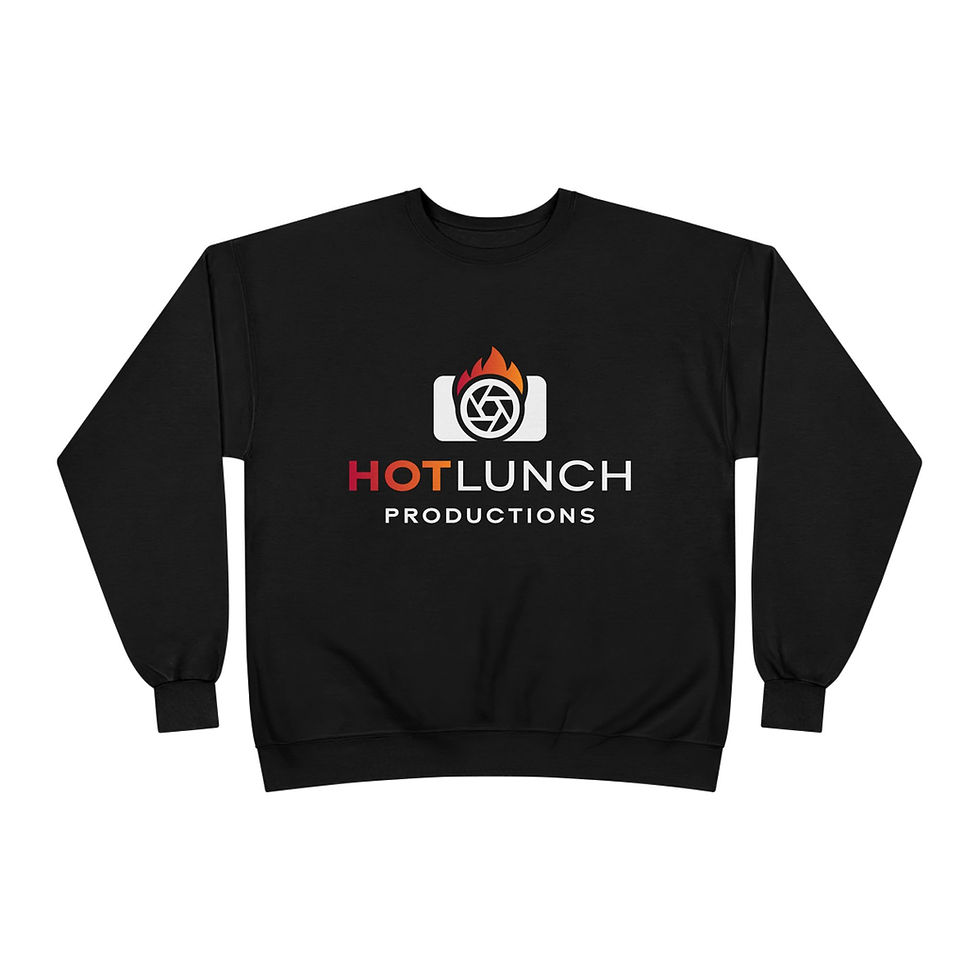 Hot Lunch Productions Crewneck Sweatshirt — Logo Graphic Pullover