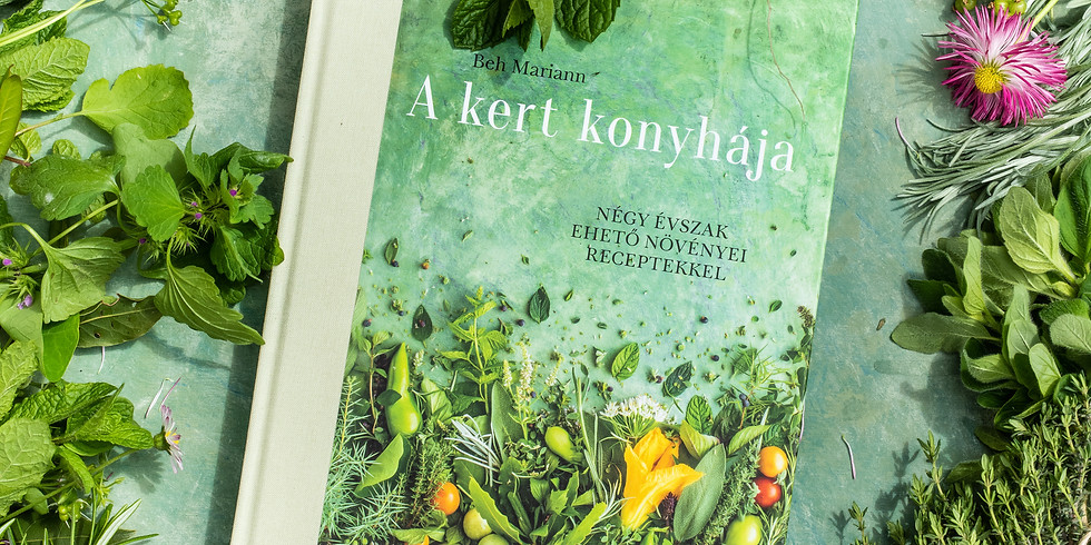 Bazsalikomos kert könyvdedikálás Tihanyban