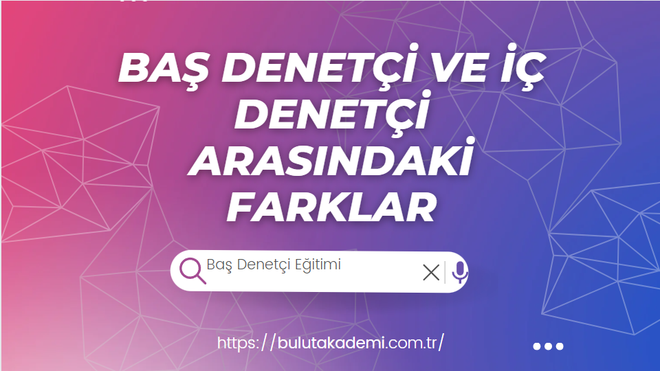 Baş Denetçi ve İç Denetçi Arasındaki Farklar