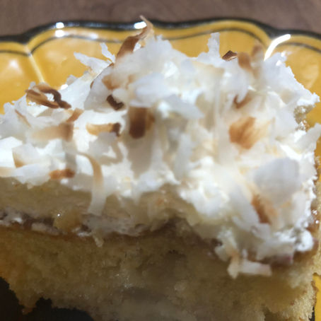 Cream of Coconut Cake Delicious