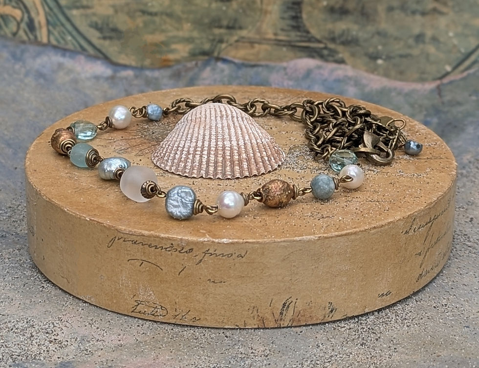 Thumbnail: sand and moon - necklace 