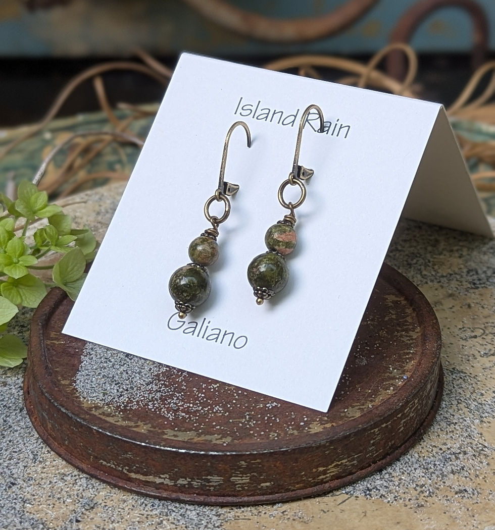 Thumbnail: Galiano earrings - gemstones