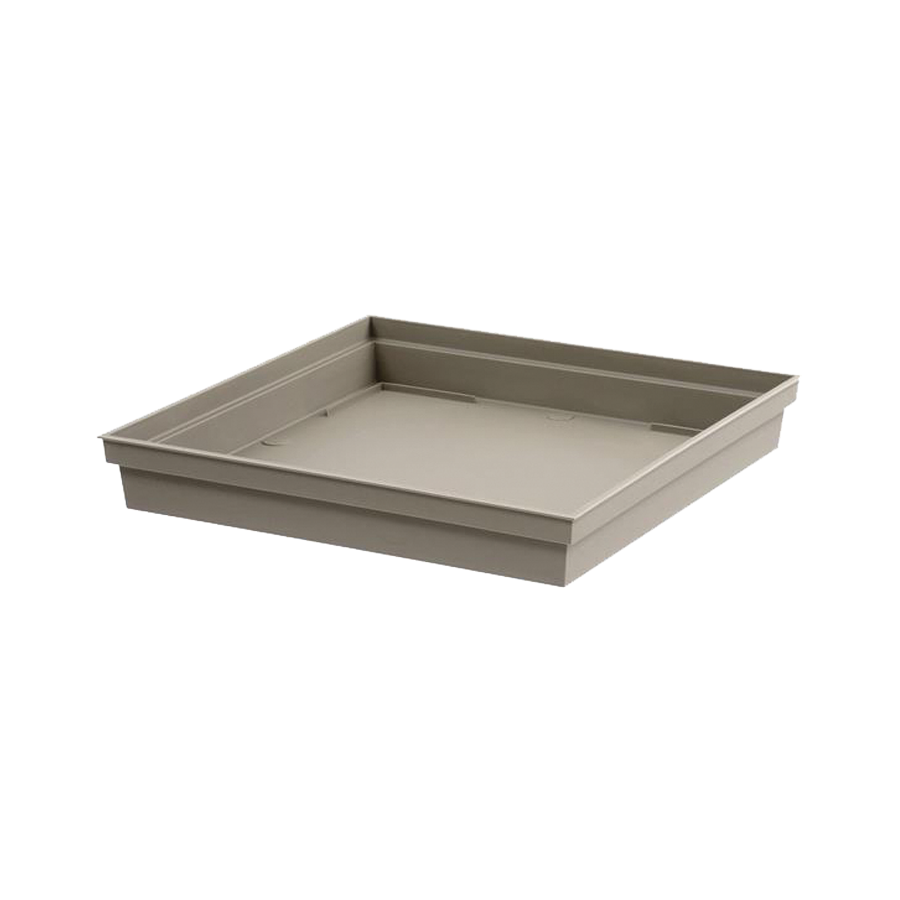 SOUCOUPE CARRÉ 32,6CM TAUPE EDA® TOSCANE