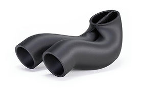 PAHT Black Plastic Part