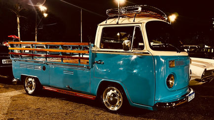 night view of Smurf post restoration