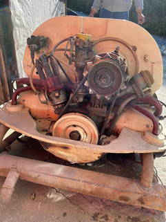 original cerola orange engine before restorationl engine