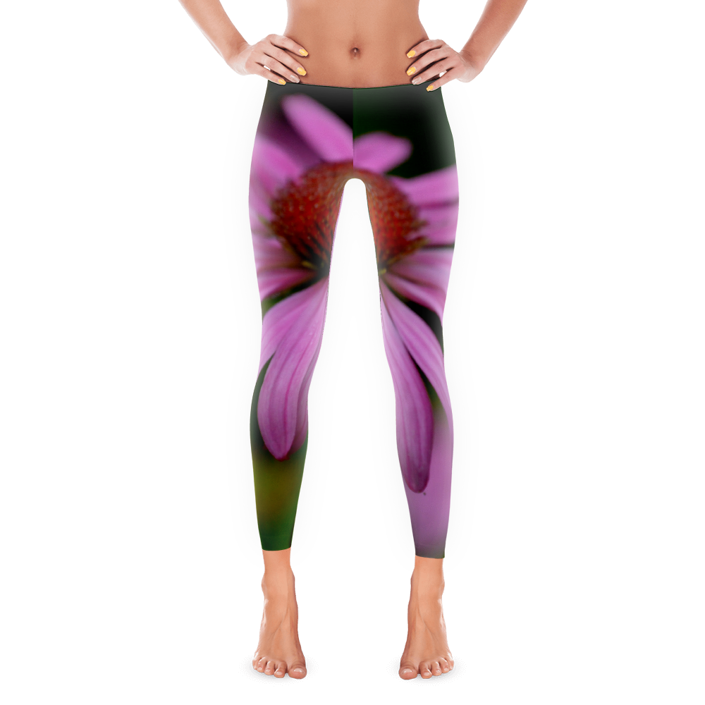 DESIGNER LEGGINGS - Echinacea Purpurea