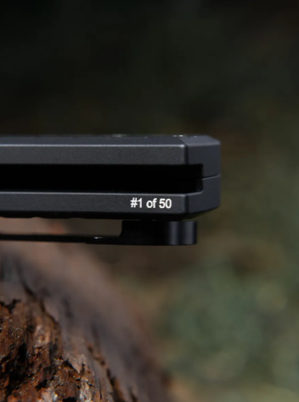 Thumbnail: Pro-Tech Knives Redencion Auto Black Tread Textured Stonewash Tanto S35VN Blade