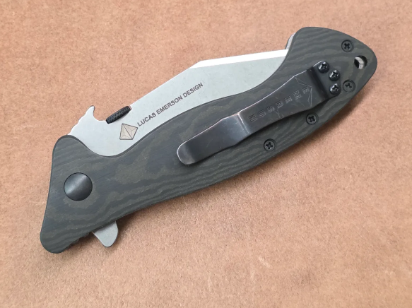 Thumbnail: Emerson Knives MX-200 SF Lucas Emerson Kukri Knife Richlite Scales NIB