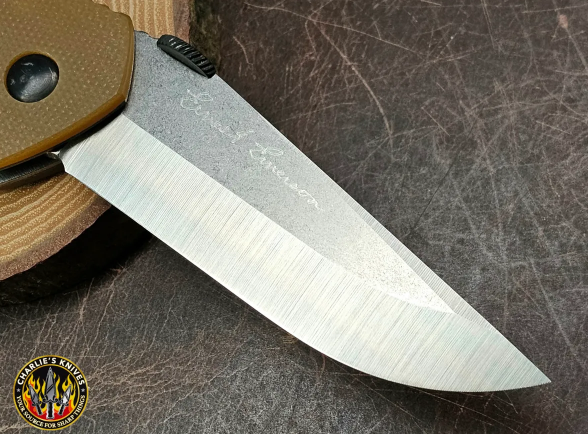 Thumbnail: Emerson Knives Swordfish SF Signature Series - Custom Honey Contoured G10 Scales