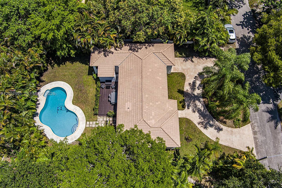 $1,290,000 - Miami Shores Charm With Pool Terrace and Village Place Living