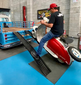 demonstration of cycle loading with custom ramps on Smurf