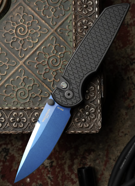 Protech knife and case