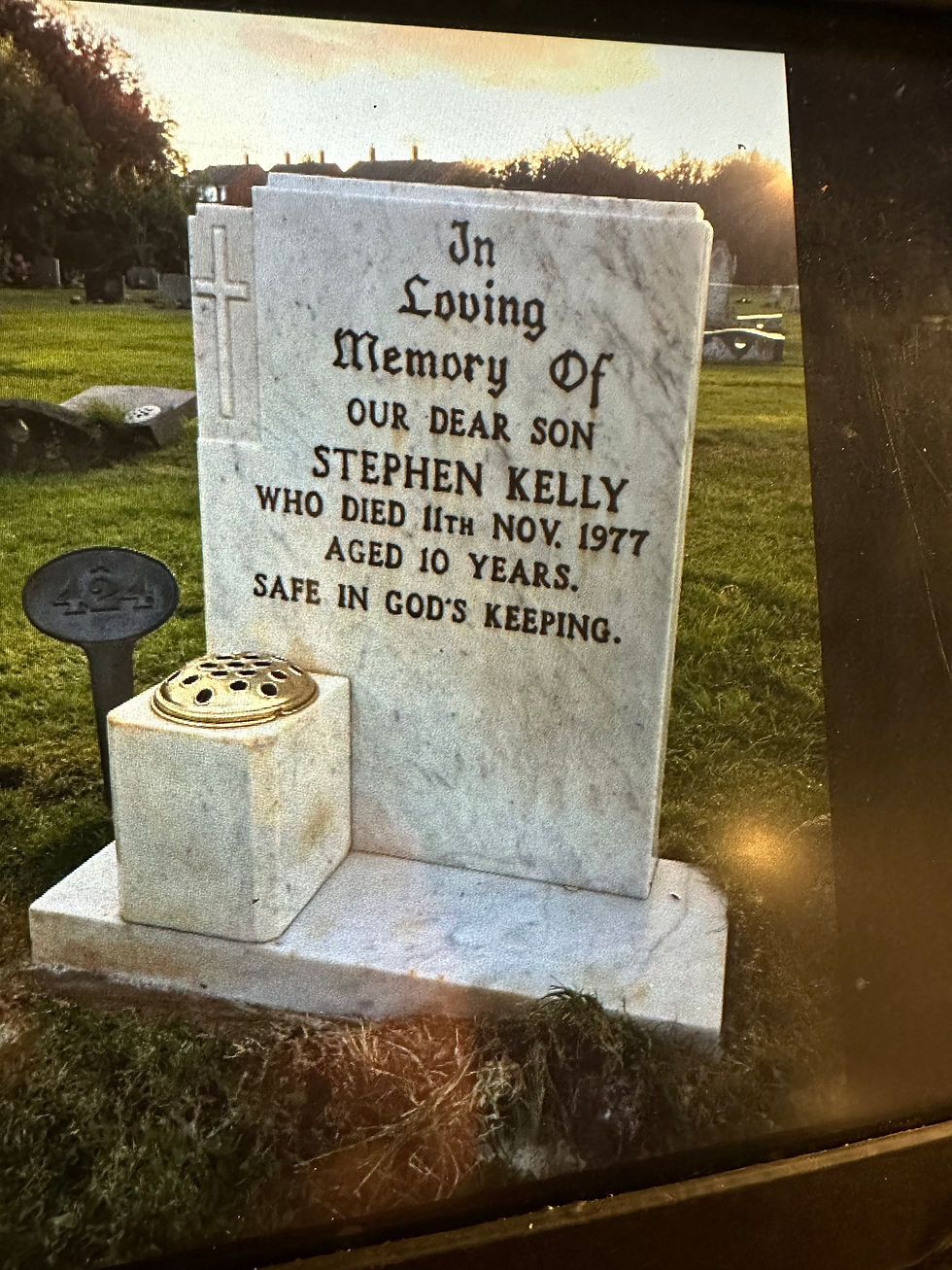 Headstone after Auckland Memorials has cleaned it, looking brand new