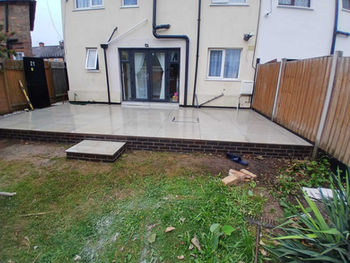 New patio installed in back garden by TDax