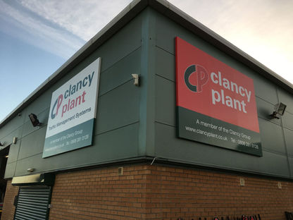 Clancy plant industrial signage