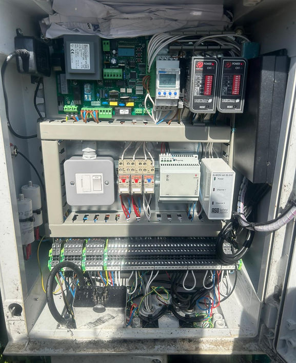Electrical box full of wired connections