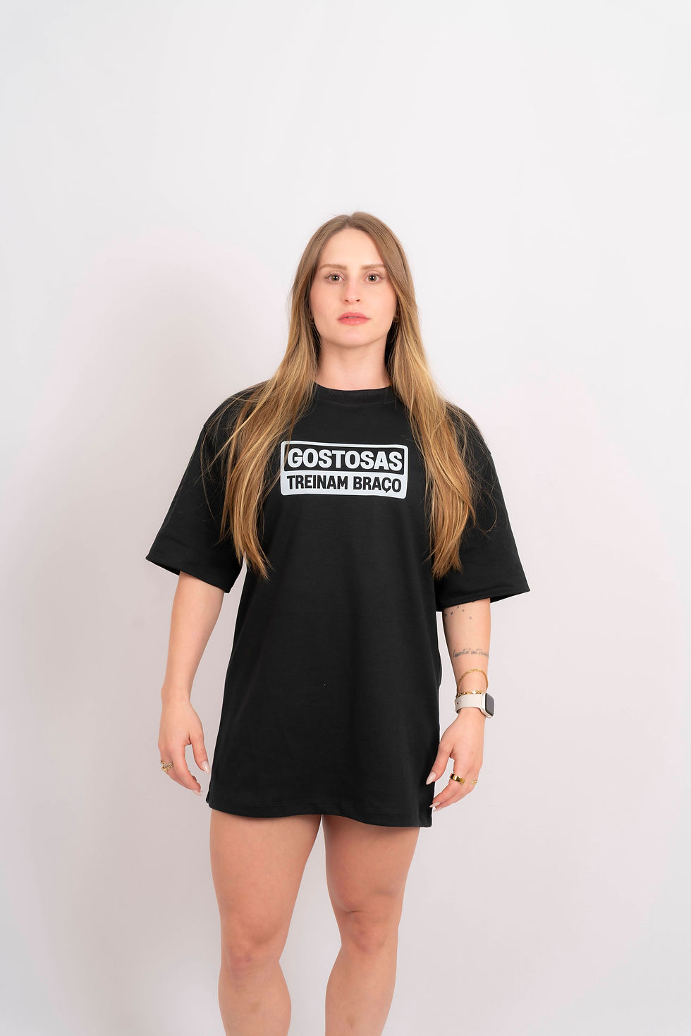 Miniatura: Camiseta Oversized • GOSTOSAS TREINAM BRAÇO