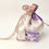 Thumbnail: Purple Floral Silk Kimono Kinchaku