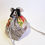 Thumbnail: Side view of the drawstring pouch.