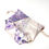 Thumbnail: Purple Floral Silk Kimono Kinchaku