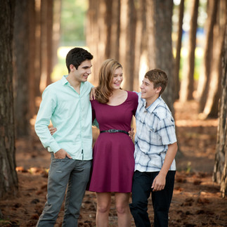 family portraits among pine trees Miami Pine Forest Gold Coast