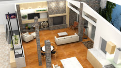 Media Wall with Bump Out Option