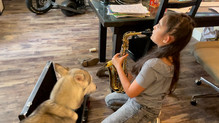 Angelina on the Saxophone