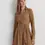Thumbnail: Surplice Crepe Midi Dress / Size 8