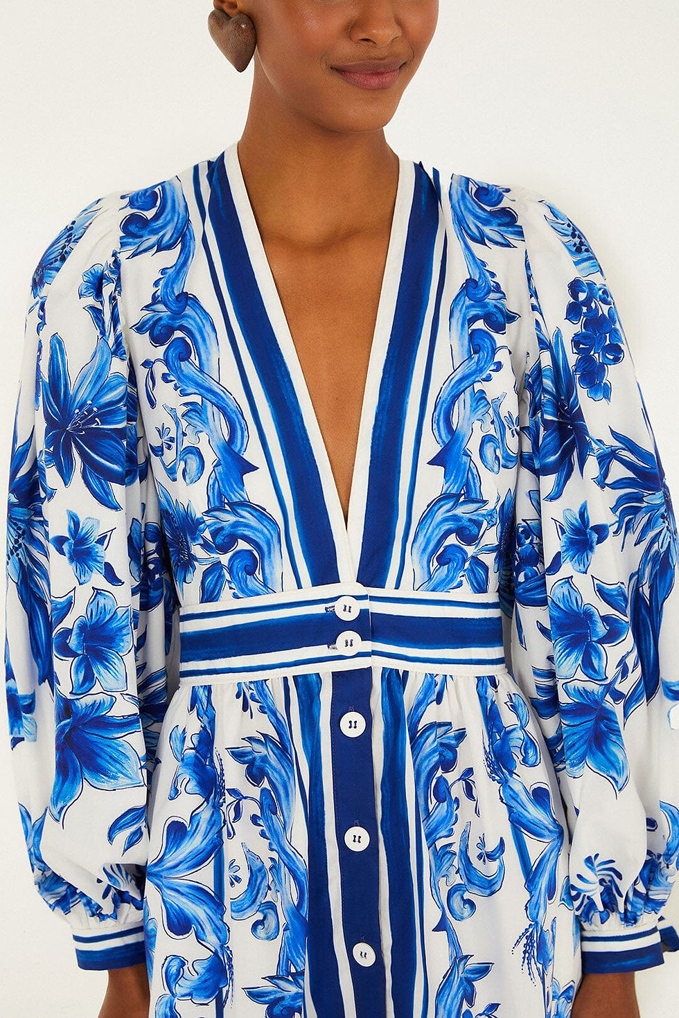 Thumbnail: Garden Tiles Mini Dress / Size S