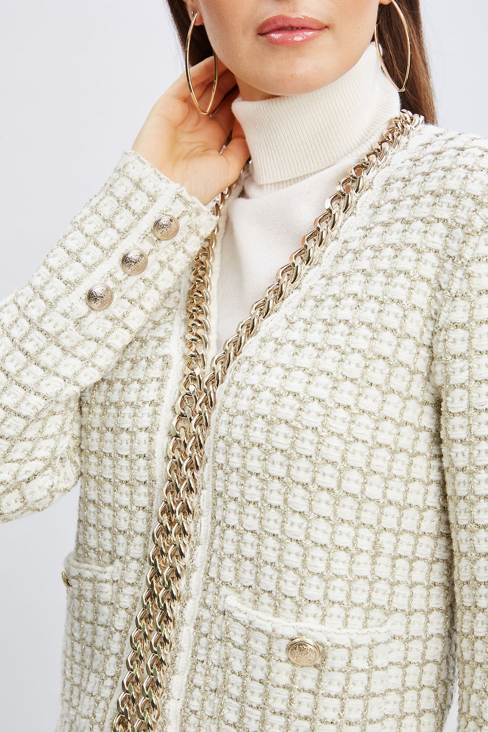 Thumbnail: The Trista Chain Cardigan / Size M