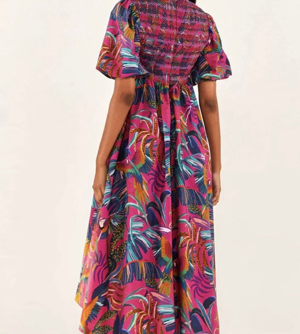 Thumbnail: Macaws Midi Dress / Sizes XS & M