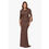Thumbnail: The Gina Glitter Lace Drape Back Gown / Sizes 4 & 10
