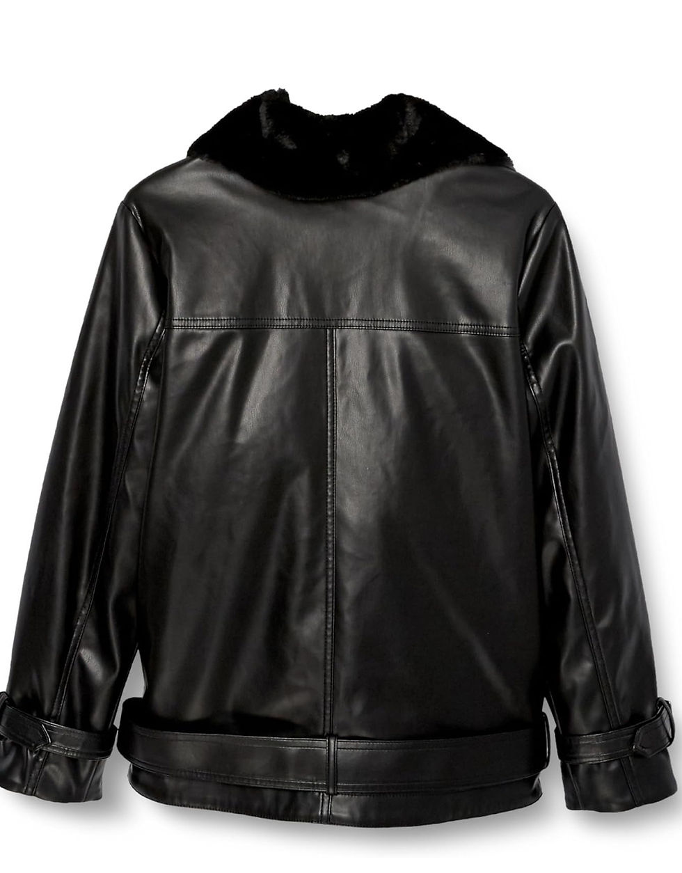 Thumbnail: The Drop Faux Leather Jacket / Size M