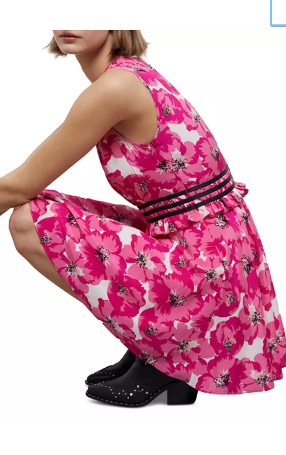 Thumbnail: Summer Party Silk Fit & Flare Dress / Size S