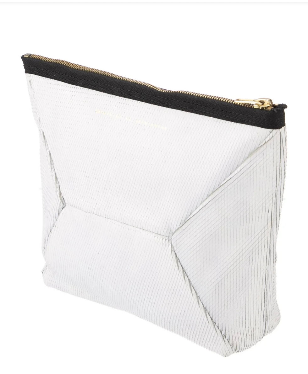 Thumbnail: 100% Leather White Clutch