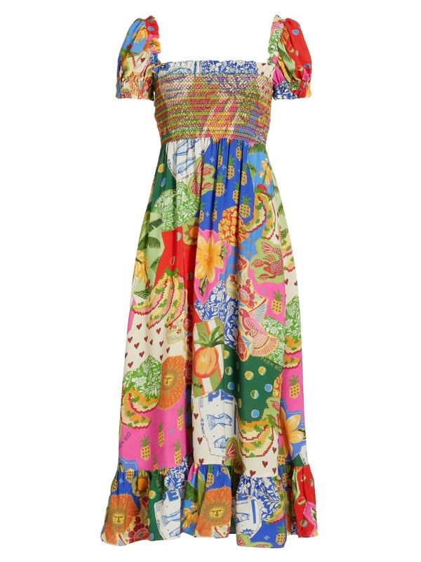 Thumbnail: The Sunny Mix Midi Dress / Size XS