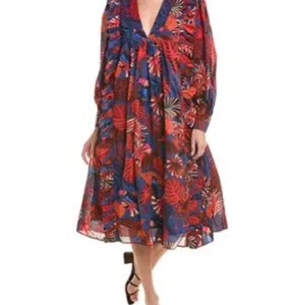 Thumbnail: Animals Tapestry Midi Dress / Size S