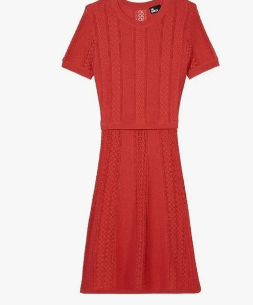Thumbnail: Romantic Net Stitches Dress / Size M