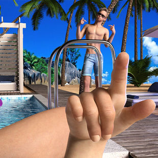 a POV mom is asking a cute handsome twink boy to approach her to give her some tongue.