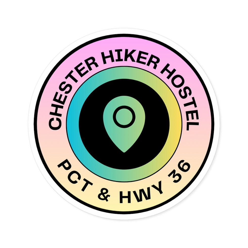 Thumbnail: Chester Hiker Hostel Pct @ HWY 36 Round Stickers, Indoor\Outdoor