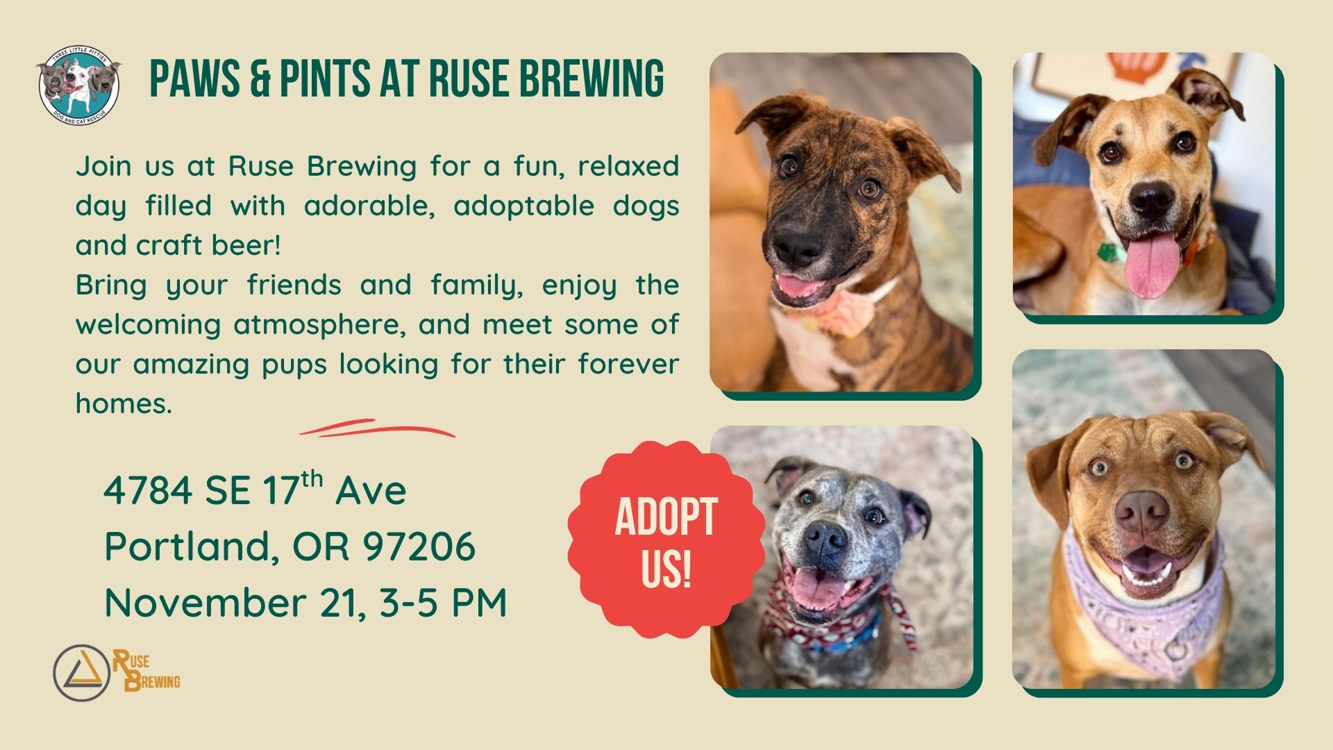 Paws & Pints at Ruse Brewing