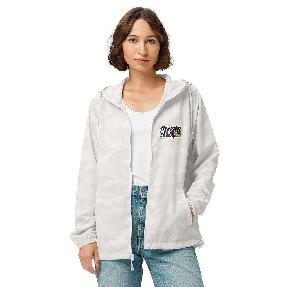 Thumbnail: YTK Tori Unisex lightweight zip up windbreaker