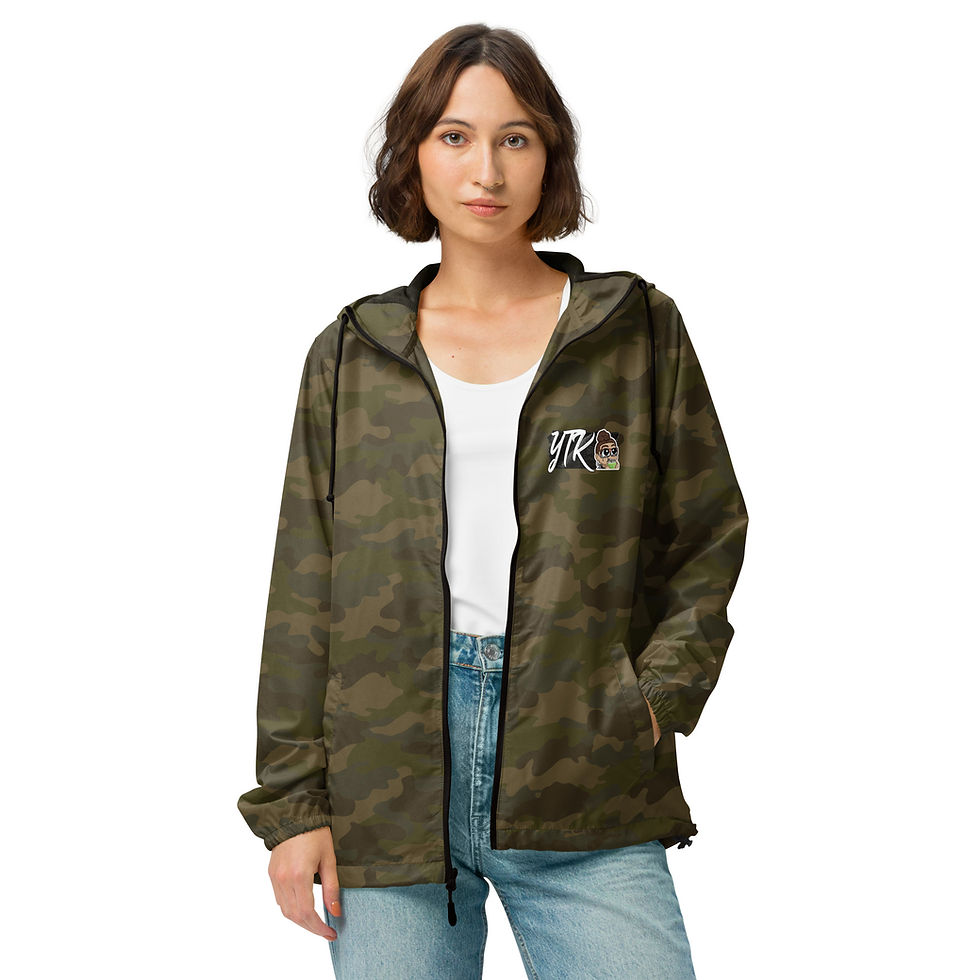 Thumbnail: YTK Tori Unisex lightweight zip up windbreaker