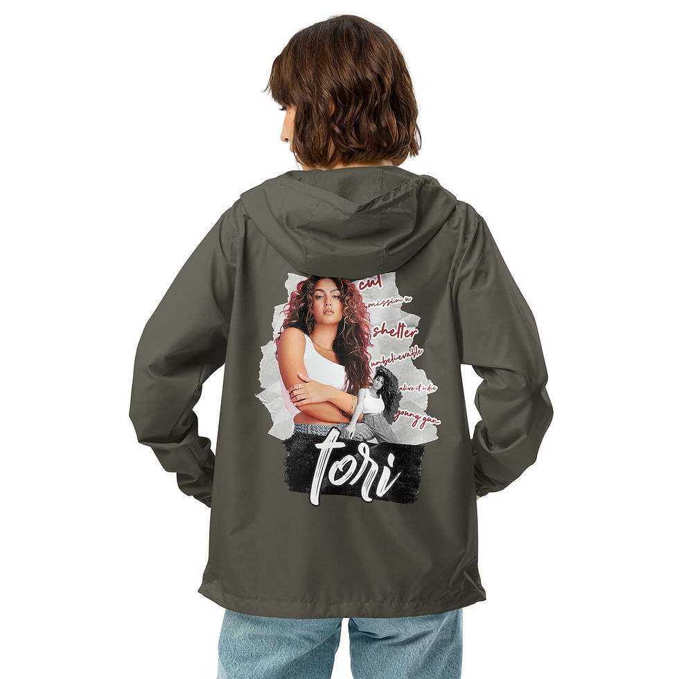 Thumbnail: YTK Tori Unisex lightweight zip up windbreaker
