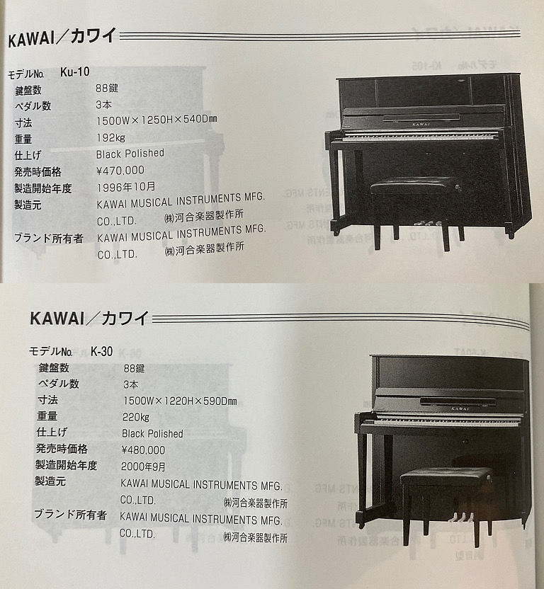 Thumbnail: KAWAI KU10 Used Acoustic Piano (Black)