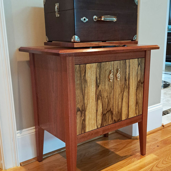 Victrola cabinet. Custom record player.