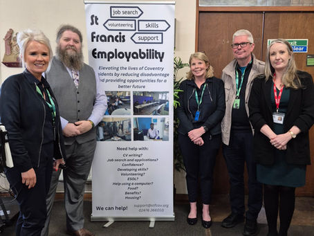 Lloyd's Banking group visits St Francis Employability.