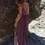 Thumbnail: Bridesmaid V neck dress