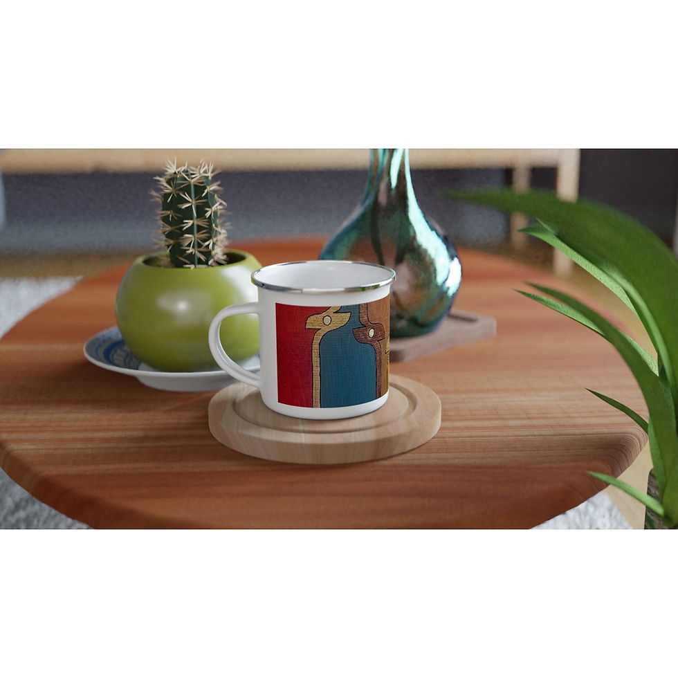 Thumbnail: White 12oz Enamel Mug